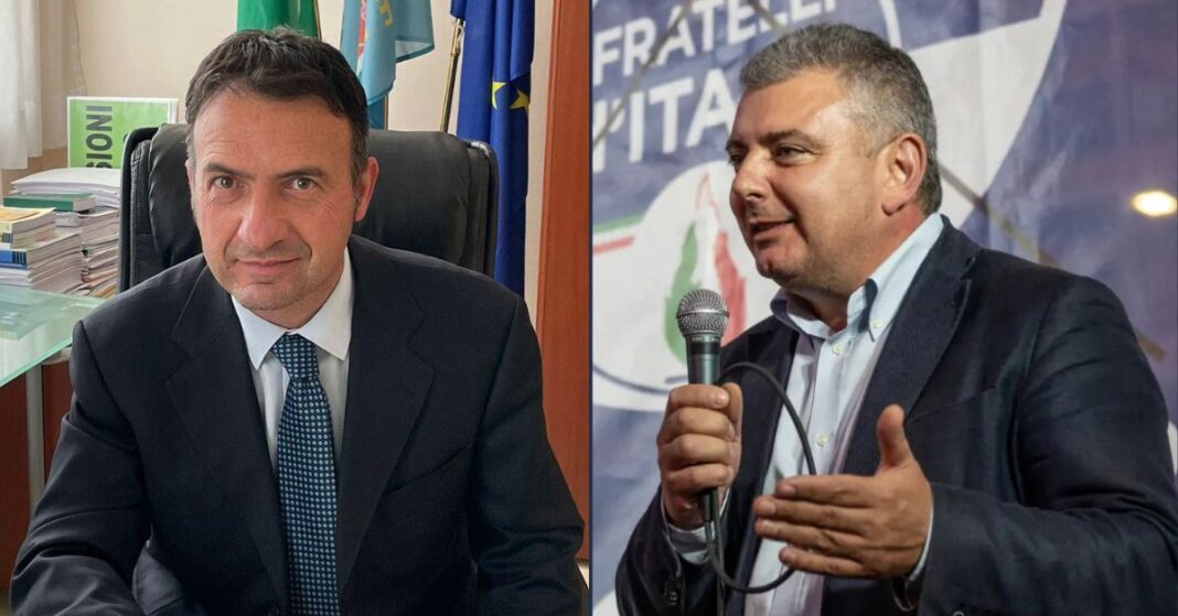 Fabrizio Ghera, capogruppo di Fratelli d'Italia alla Regione Lazio e Massimo Milani, deputato di Fratelli d'Italia e Coordinatore romano.