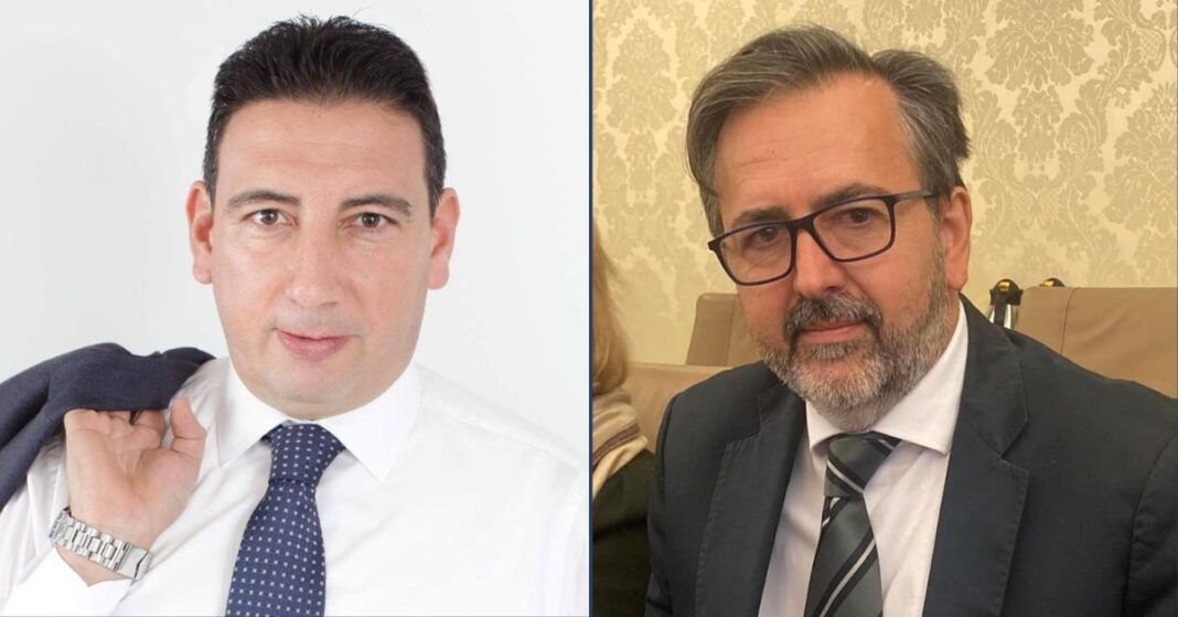 Etelwardo Sigismondi e Andrea De Priamo, senatori di Fratelli d’Italia.