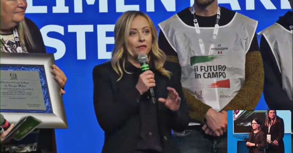 Giorgia Meloni al Vinitaly: liceo del Made in Italy per imparare nostra cultura e identità