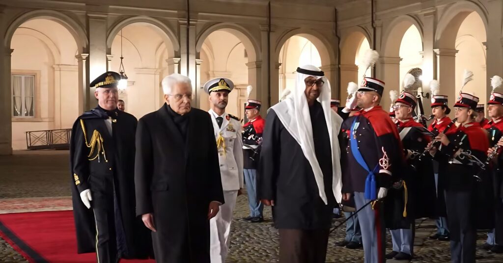 Italia-Emirati: Mattarella a bin Zayed, lieto della sua prima visita di Stato