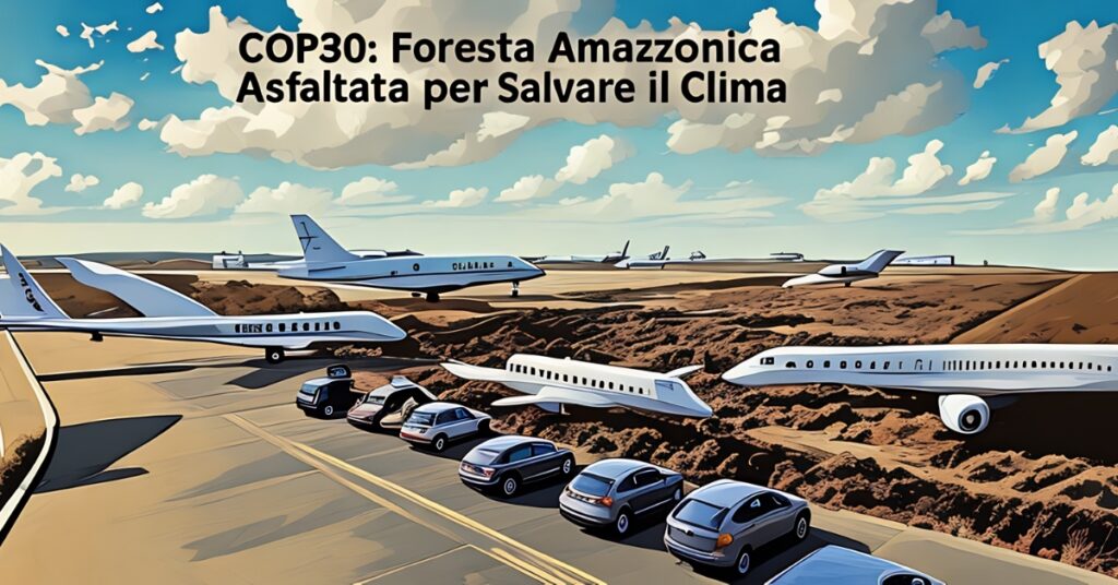 COP30: Foresta Amazzonica asfaltata per salvare il clima