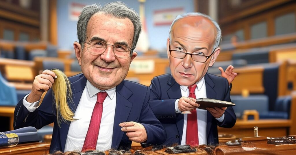 Prodi nega le sue gesta e Bertinotti rivendica le sue parole: il ritratto di una sinistra indecente