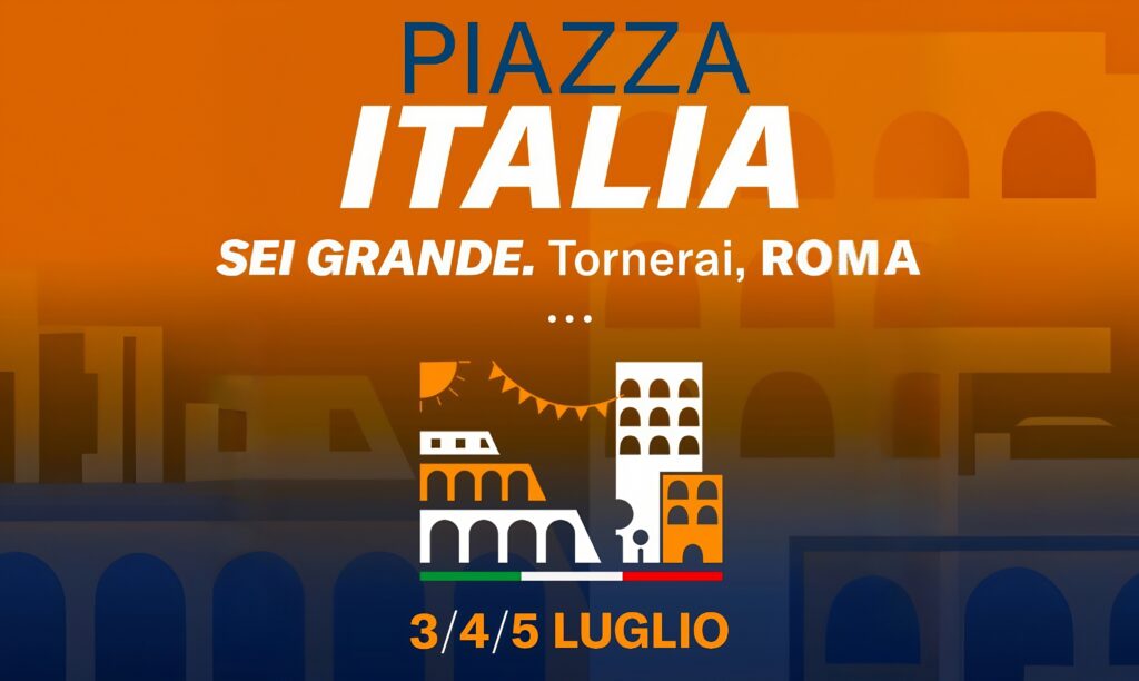 Roma torna protagonista. Con ‘Piazza Italia’, Fratelli d’Italia rilancia il futuro della Capitale