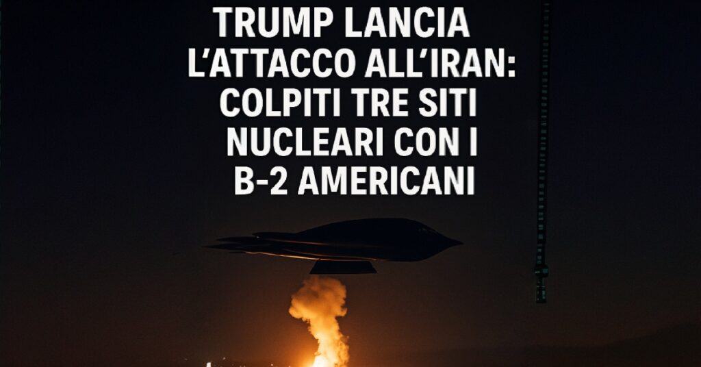 Trump launches attack on Iran: three nuclear sites hit with US B-2s