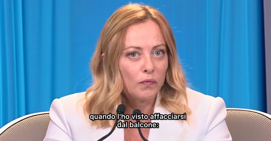 Giorgia Meloni parla con emozione del nuovo Papa: “Non conta essere perfetti, ma credibili”.