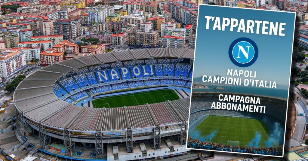 “T’Appartene”, il Napoli Campione d’Italia lancia la campagna abbonamenti: fede, popolo e passione al Maradona