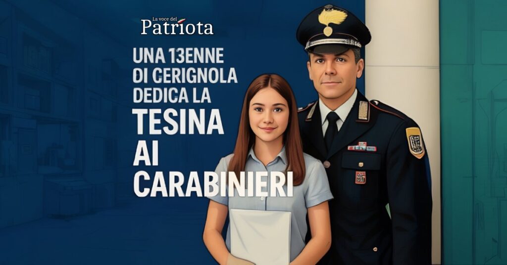 A 13 Anni sogna i Carabinieri: la storia di Simona che incanta Cerignola