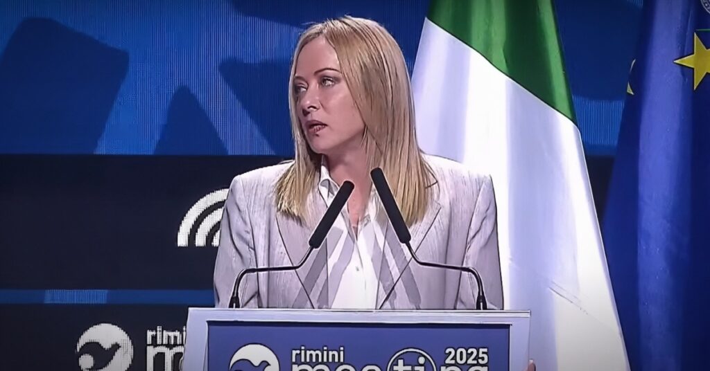 Rimini, i dieci pilastri di Meloni per la costruzione di una nuova Italia